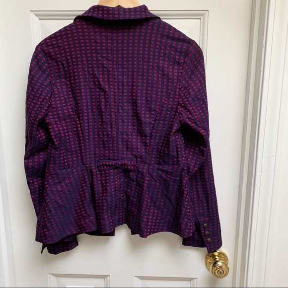 Modcloth | Jackets & Coats | Modcloth Peplum Blazer With Bow Back ...